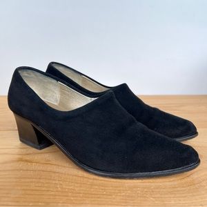 Vintage Sesto Miucci Suede Sz 8 Heeled Made in Italy